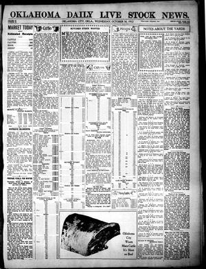 Oklahoma Daily Live Stock News. (Oklahoma City, Okla.), Vol. 3, No. 181, Ed. 1 Wednesday, October 30, 1912