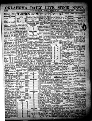 Oklahoma Daily Live Stock News. (Oklahoma City, Okla.), Vol. 3, No. 291, Ed. 1 Monday, March 10, 1913