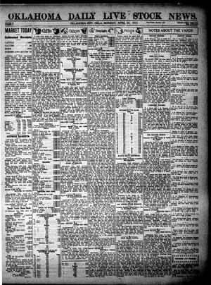 Oklahoma Daily Live Stock News. (Oklahoma City, Okla.), Vol. 4, No. 9, Ed. 1 Monday, April 14, 1913