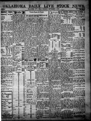 Oklahoma Daily Live Stock News. (Oklahoma City, Okla.), Vol. 4, No. 127, Ed. 1 Monday, September 1, 1913