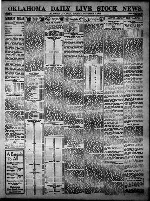 Primary view of object titled 'Oklahoma Daily Live Stock News. (Oklahoma City, Okla.), Vol. 4, No. 128, Ed. 1 Tuesday, September 2, 1913'.
