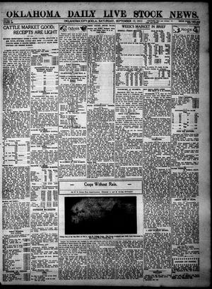 Oklahoma Daily Live Stock News. (Oklahoma City, Okla.), Vol. 4, No. 138, Ed. 1 Saturday, September 13, 1913