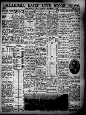 Oklahoma Daily Live Stock News. (Oklahoma City, Okla.), Vol. 4, No. 189, Ed. 1 Wednesday, November 12, 1913