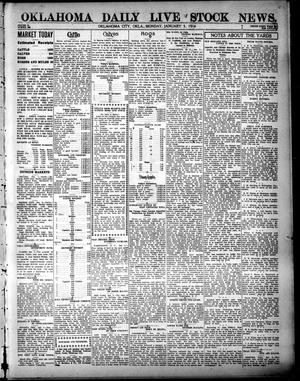 Primary view of object titled 'Oklahoma Daily Live Stock News. (Oklahoma City, Okla.), Vol. 4, No. 233, Ed. 1 Monday, January 5, 1914'.