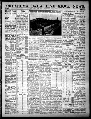 Oklahoma Daily Live Stock News. (Oklahoma City, Okla.), Vol. 4, No. 263, Ed. 1 Thursday, February 12, 1914