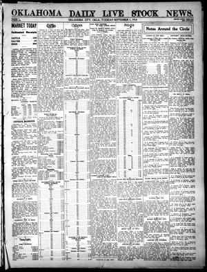 Oklahoma Daily Live Stock News. (Oklahoma City, Okla.), Vol. 5, No. 121, Ed. 1 Tuesday, September 1, 1914