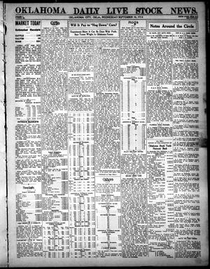 Oklahoma Daily Live Stock News. (Oklahoma City, Okla.), Vol. 5, No. 134, Ed. 1 Wednesday, September 16, 1914