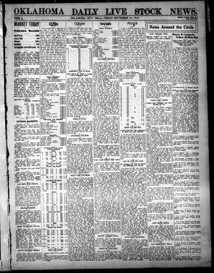 Oklahoma Daily Live Stock News. (Oklahoma City, Okla.), Vol. 5, No. 136, Ed. 1 Friday, September 18, 1914