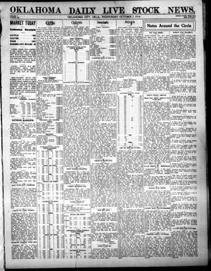Oklahoma Daily Live Stock News. (Oklahoma City, Okla.), Vol. 5, No. 152, Ed. 1 Wednesday, October 7, 1914