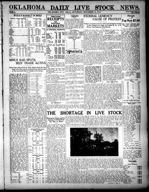 Oklahoma Daily Live Stock News. (Oklahoma City, Okla.), Vol. 5, No. 185, Ed. 1 Saturday, November 14, 1914