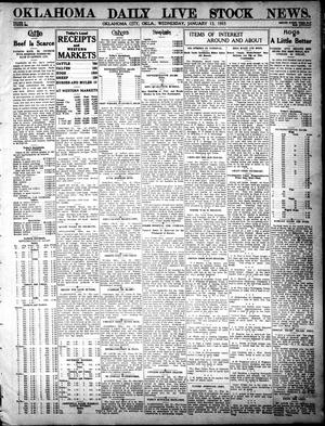 Primary view of object titled 'Oklahoma Daily Live Stock News. (Oklahoma City, Okla.), Vol. 5, No. 234, Ed. 1 Wednesday, January 13, 1915'.