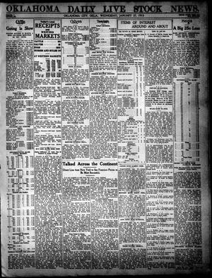 Oklahoma Daily Live Stock News. (Oklahoma City, Okla.), Vol. 5, No. 246, Ed. 1 Wednesday, January 27, 1915