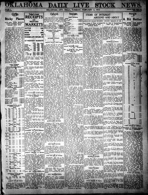 Oklahoma Daily Live Stock News. (Oklahoma City, Okla.), Vol. 5, No. 251, Ed. 1 Tuesday, February 2, 1915