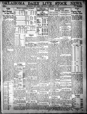 Oklahoma Daily Live Stock News. (Oklahoma City, Okla.), Vol. 5, No. 255, Ed. 1 Saturday, February 6, 1915