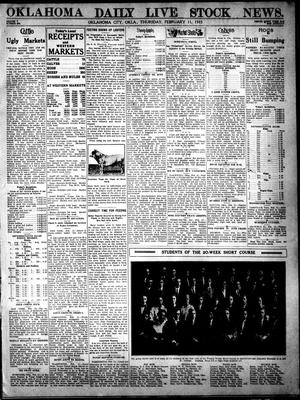 Oklahoma Daily Live Stock News. (Oklahoma City, Okla.), Vol. 5, No. 259, Ed. 1 Thursday, February 11, 1915