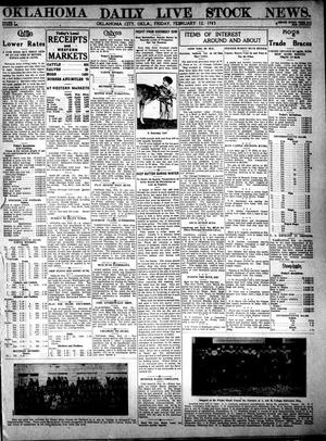 Oklahoma Daily Live Stock News. (Oklahoma City, Okla.), Vol. 5, No. 260, Ed. 1 Friday, February 12, 1915