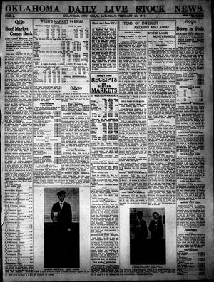 Oklahoma Daily Live Stock News. (Oklahoma City, Okla.), Vol. 5, No. 267, Ed. 1 Saturday, February 20, 1915