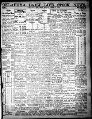 Oklahoma Daily Live Stock News. (Oklahoma City, Okla.), Vol. 5, No. 286, Ed. 1 Monday, March 15, 1915