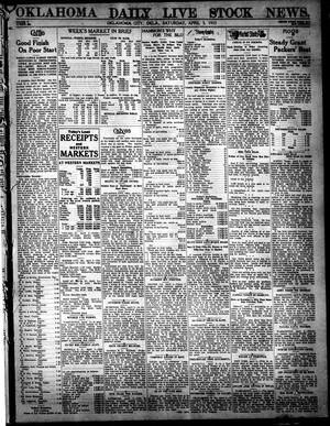 Oklahoma Daily Live Stock News. (Oklahoma City, Okla.), Vol. 5, No. 303, Ed. 1 Saturday, April 3, 1915