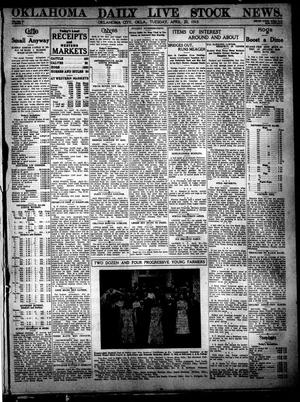 Oklahoma Daily Live Stock News. (Oklahoma City, Okla.), Vol. 6, No. 7, Ed. 1 Tuesday, April 20, 1915
