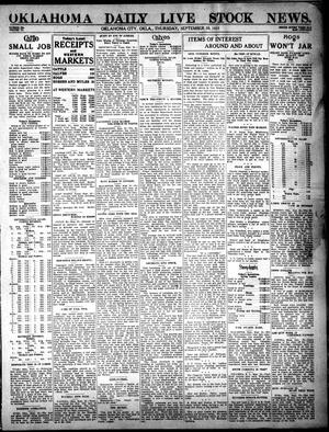 Oklahoma Daily Live Stock News. (Oklahoma City, Okla.), Vol. 6, No. 134, Ed. 1 Thursday, September 16, 1915