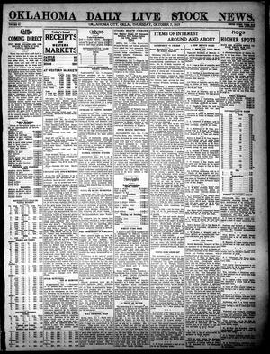 Oklahoma Daily Live Stock News. (Oklahoma City, Okla.), Vol. 6, No. 152, Ed. 1 Thursday, October 7, 1915