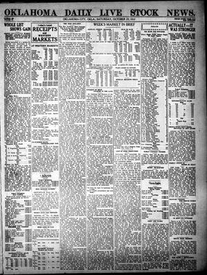 Primary view of object titled 'Oklahoma Daily Live Stock News. (Oklahoma City, Okla.), Vol. 6, No. 166, Ed. 1 Saturday, October 23, 1915'.