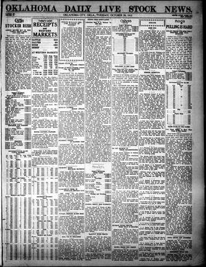 Oklahoma Daily Live Stock News. (Oklahoma City, Okla.), Vol. 6, No. 168, Ed. 1 Tuesday, October 26, 1915