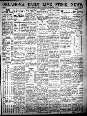 Oklahoma Daily Live Stock News. (Oklahoma City, Okla.), Vol. 6, No. 182, Ed. 1 Thursday, November 11, 1915