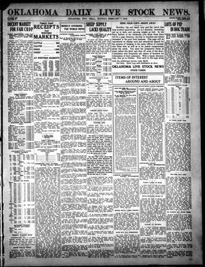Oklahoma Daily Live Stock News. (Oklahoma City, Okla.), Vol. 6, No. 252, Ed. 1 Monday, February 7, 1916