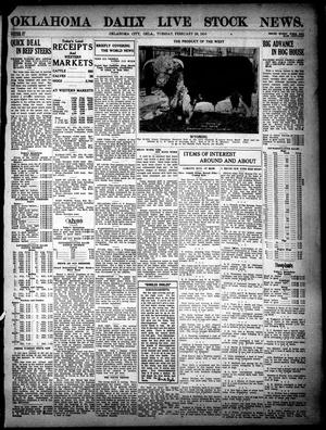 Oklahoma Daily Live Stock News. (Oklahoma City, Okla.), Vol. 6, No. 271, Ed. 1 Tuesday, February 29, 1916