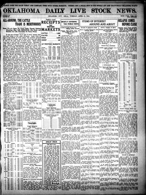 Oklahoma Daily Live Stock News. (Oklahoma City, Okla.), Vol. 6, No. 307, Ed. 1 Tuesday, April 11, 1916