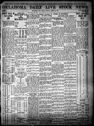 Oklahoma Daily Live Stock News. (Oklahoma City, Okla.), Vol. 7, No. 8, Ed. 1 Tuesday, April 25, 1916