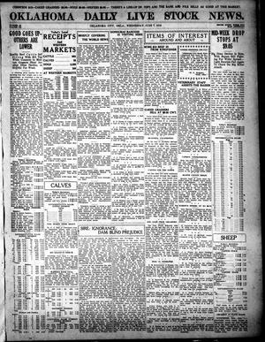 Primary view of object titled 'Oklahoma Daily Live Stock News (Oklahoma City, Okla.), Vol. 7, No. 45, Ed. 1 Wednesday, June 7, 1916'.