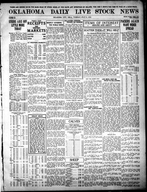 Oklahoma Daily Live Stock News (Oklahoma City, Okla.), Vol. 7, No. 73, Ed. 1 Tuesday, July 11, 1916