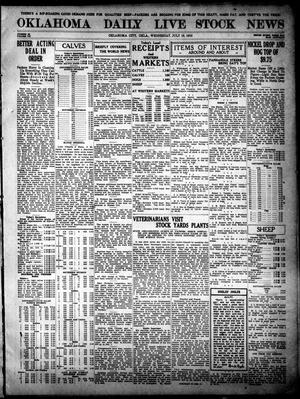 Oklahoma Daily Live Stock News (Oklahoma City, Okla.), Vol. 7, No. 80, Ed. 1 Wednesday, July 19, 1916