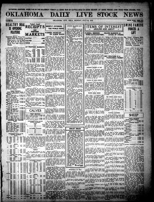 Oklahoma Daily Live Stock News (Oklahoma City, Okla.), Vol. 7, No. 84, Ed. 1 Monday, July 24, 1916