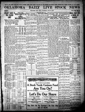 Oklahoma Daily Live Stock News (Oklahoma City, Okla.), Vol. 7, No. 87, Ed. 1 Thursday, July 27, 1916