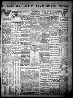 Oklahoma Daily Live Stock News (Oklahoma City, Okla.), Vol. 7, No. 90, Ed. 1 Monday, July 31, 1916