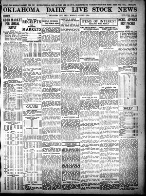 Oklahoma Daily Live Stock News (Oklahoma City, Okla.), Vol. 7, No. 96, Ed. 1 Monday, August 7, 1916