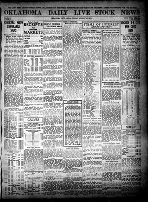 Oklahoma Daily Live Stock News (Oklahoma City, Okla.), Vol. 7, No. 106, Ed. 1 Friday, August 18, 1916
