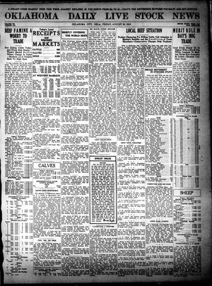 Oklahoma Daily Live Stock News (Oklahoma City, Okla.), Vol. 7, No. 112, Ed. 1 Friday, August 25, 1916