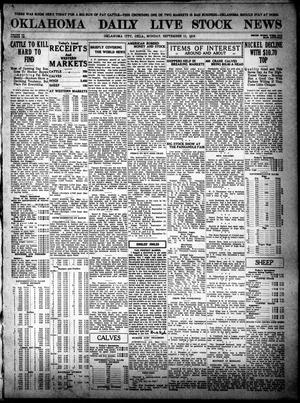 Oklahoma Daily Live Stock News (Oklahoma City, Okla.), Vol. 7, No. 126, Ed. 1 Monday, September 11, 1916