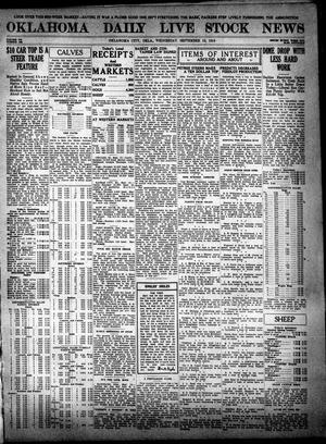 Oklahoma Daily Live Stock News (Oklahoma City, Okla.), Vol. 7, No. 128, Ed. 1 Wednesday, September 13, 1916