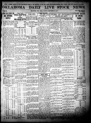 Oklahoma Daily Live Stock News (Oklahoma City, Okla.), Vol. 7, No. 138, Ed. 1 Monday, September 25, 1916