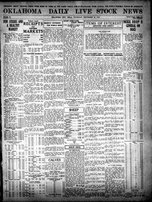 Oklahoma Daily Live Stock News (Oklahoma City, Okla.), Vol. 7, No. 141, Ed. 1 Thursday, September 28, 1916