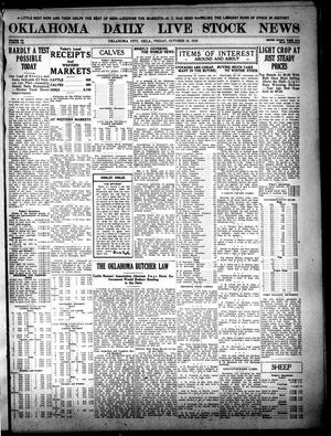 Oklahoma Daily Live Stock News (Oklahoma City, Okla.), Vol. 7, No. 154, Ed. 1 Friday, October 13, 1916