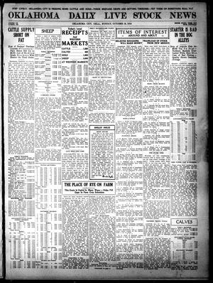 Oklahoma Daily Live Stock News (Oklahoma City, Okla.), Vol. 7, No. 156, Ed. 1 Monday, October 16, 1916