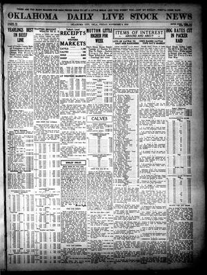Oklahoma Daily Live Stock News (Oklahoma City, Okla.), Vol. 7, No. 172, Ed. 1 Friday, November 3, 1916