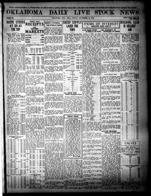 Oklahoma Daily Live Stock News (Oklahoma City, Okla.), Vol. 7, No. 178, Ed. 1 Friday, November 10, 1916
